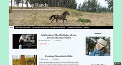 Desktop Screenshot of headinmyhands.com